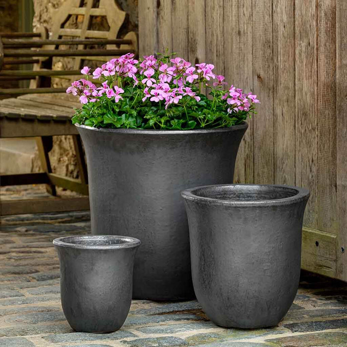 Pot Campana Planter- Graphite