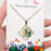 Floral Square Pendant Pressed Dried Flowers Necklace