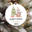 Baby's First Christmas Ornament 2025 | Woodland Racoon