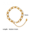 Multi Style 18K Gold Plated Stainless Steel Cuff Bangles-FGS