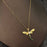 Dragonfly Charm Gold-plated Necklace