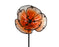 Stake Orange Poppy Glass 91 cm