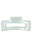 Pearlescent Glossed Clear Block Hair Claw