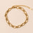18K Gold-Dipped Stainless Steel Chain Link | Bracelet