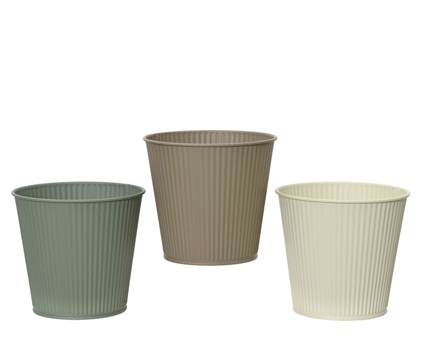 Planter Metal 14 cm Assorted