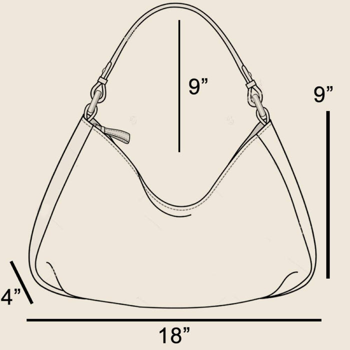 Suede Baggy Hobo Shoulder Bag