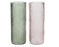 Vase 26.5 cm Designed Glass Green/Pink