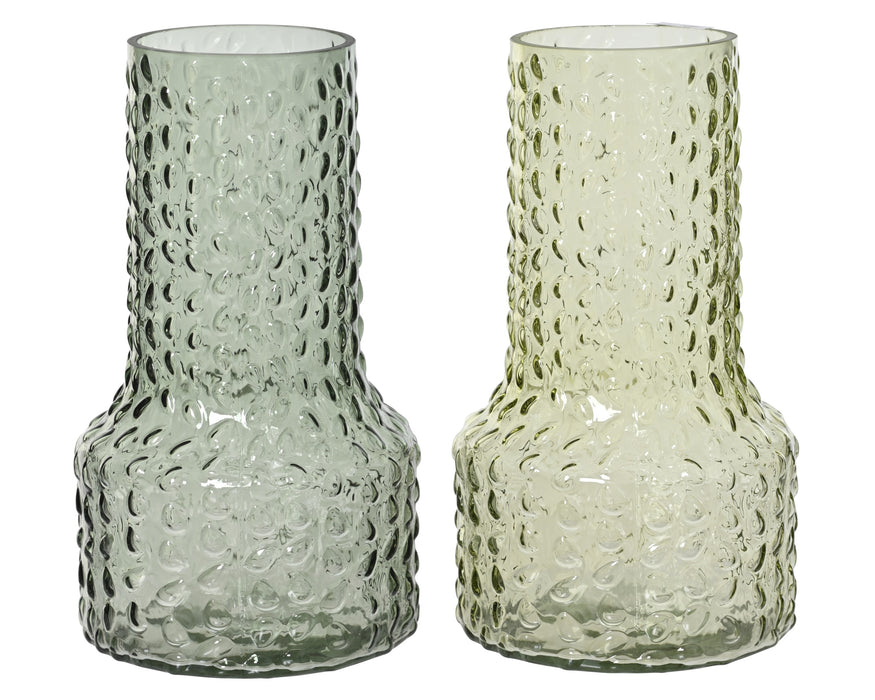 Vase 24 cm Designed Glass Green