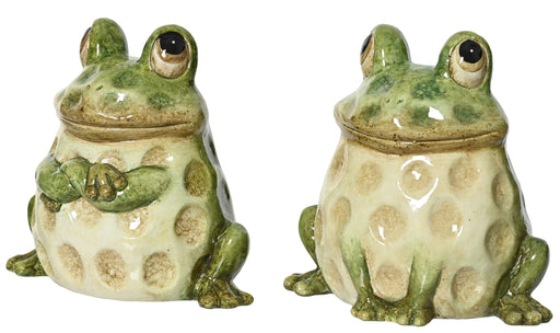Frog Green & Tan 13cm