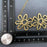 18K Golden S.Steel Hollow Large Flower Linked Necklace - FGS
