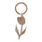 Pink Spring Tulip Keyring
