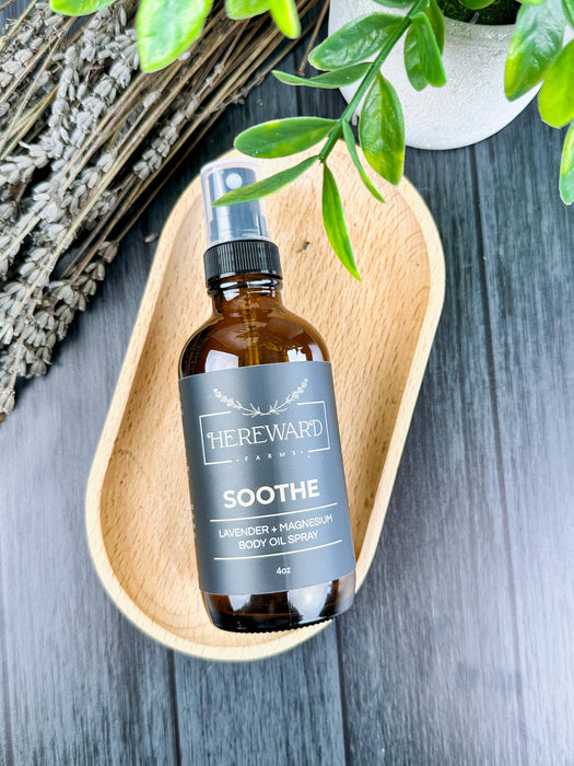 Body Spray | Soothe Lavender + Magnesium Body Oil Spray