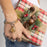 18K Gold Stainless Steel Mixed Metal Twist Chain Bracelet