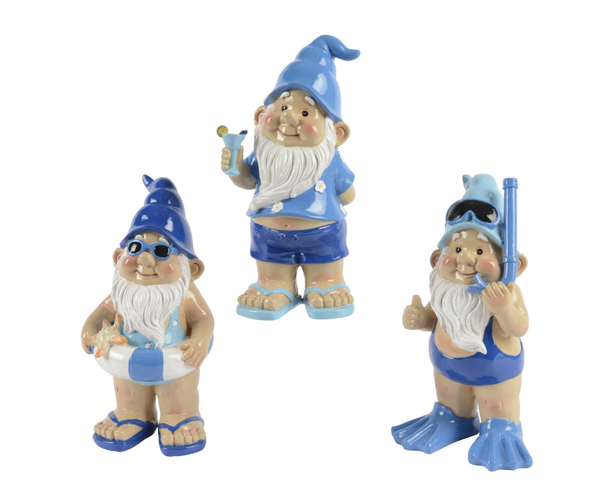 Gnome Blue Beach Boys 20 cm