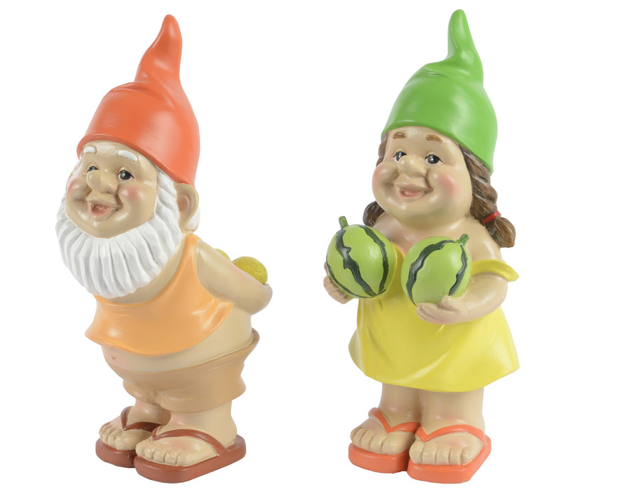 Gnomes with Fruit 22.5 cm