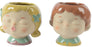 Planter Stoneware Boy/Girl