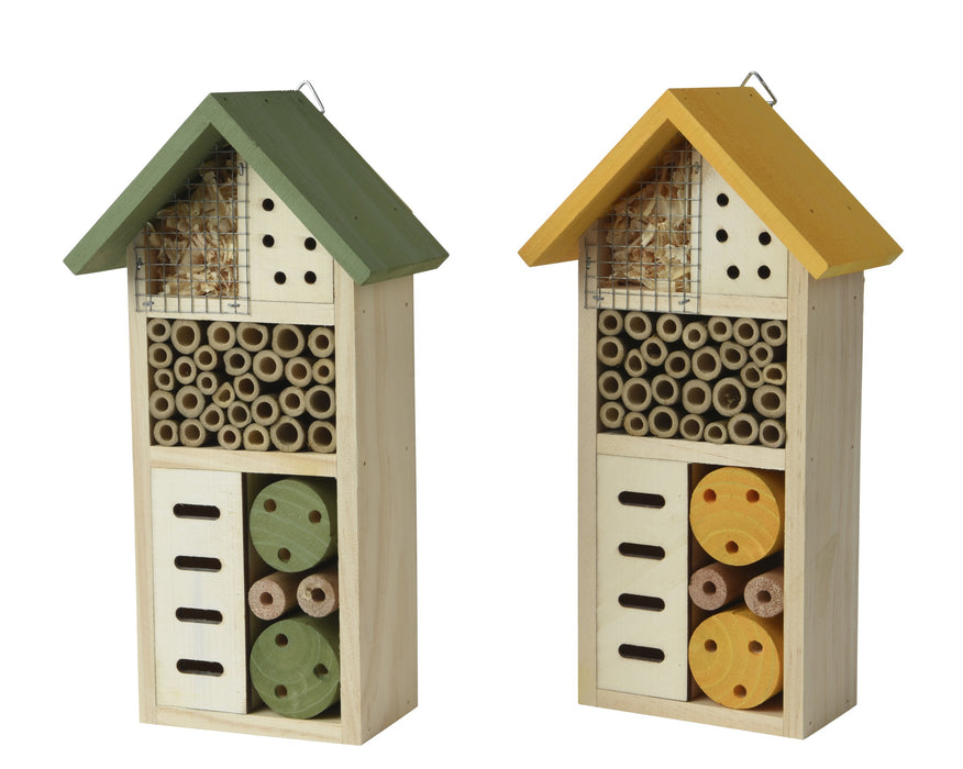 Insect House Pine Green/Yellow 26 cm