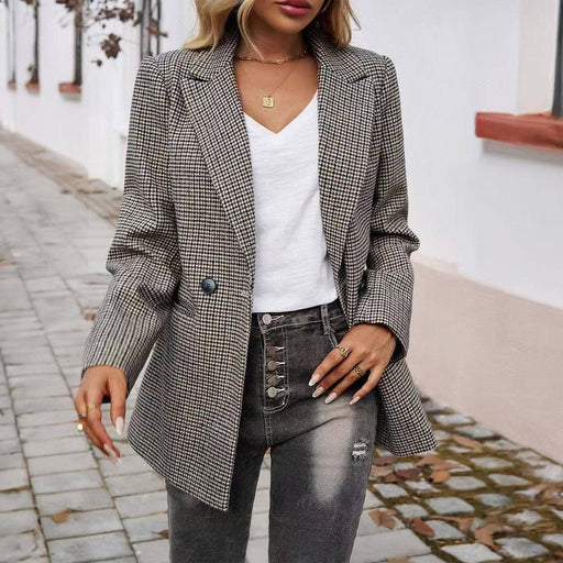 Lapel Buttoned Blazer