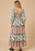FLORAL PRINT MAXI TIERED DRESS