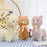 10" Lama with bow Plush