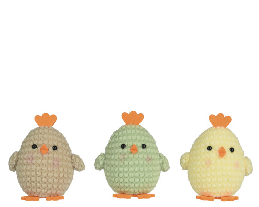 Chicken 10 cm Assorted Pastels