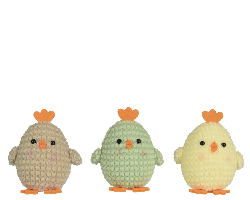 Chicken 10 cm Assorted Pastels