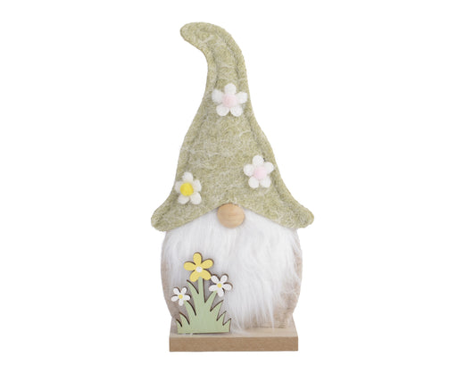 Gnome Green 20 cm Wood Base