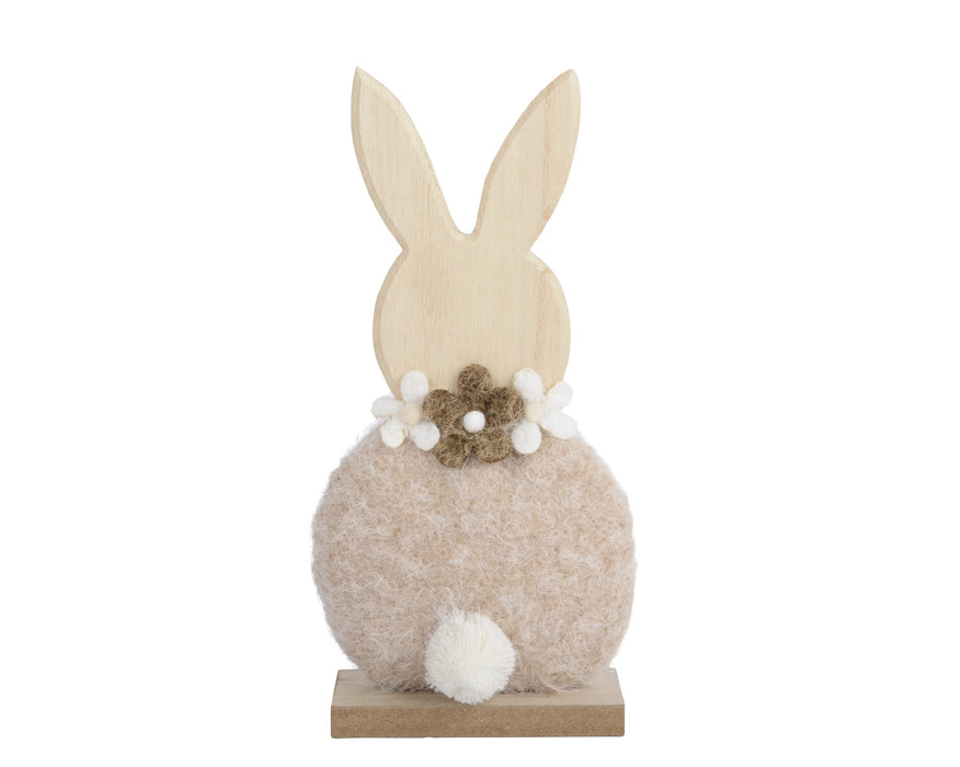 Bunny Tan 24.5cm w/Wood Base