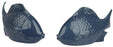 Fish Porcelain Navy Blue