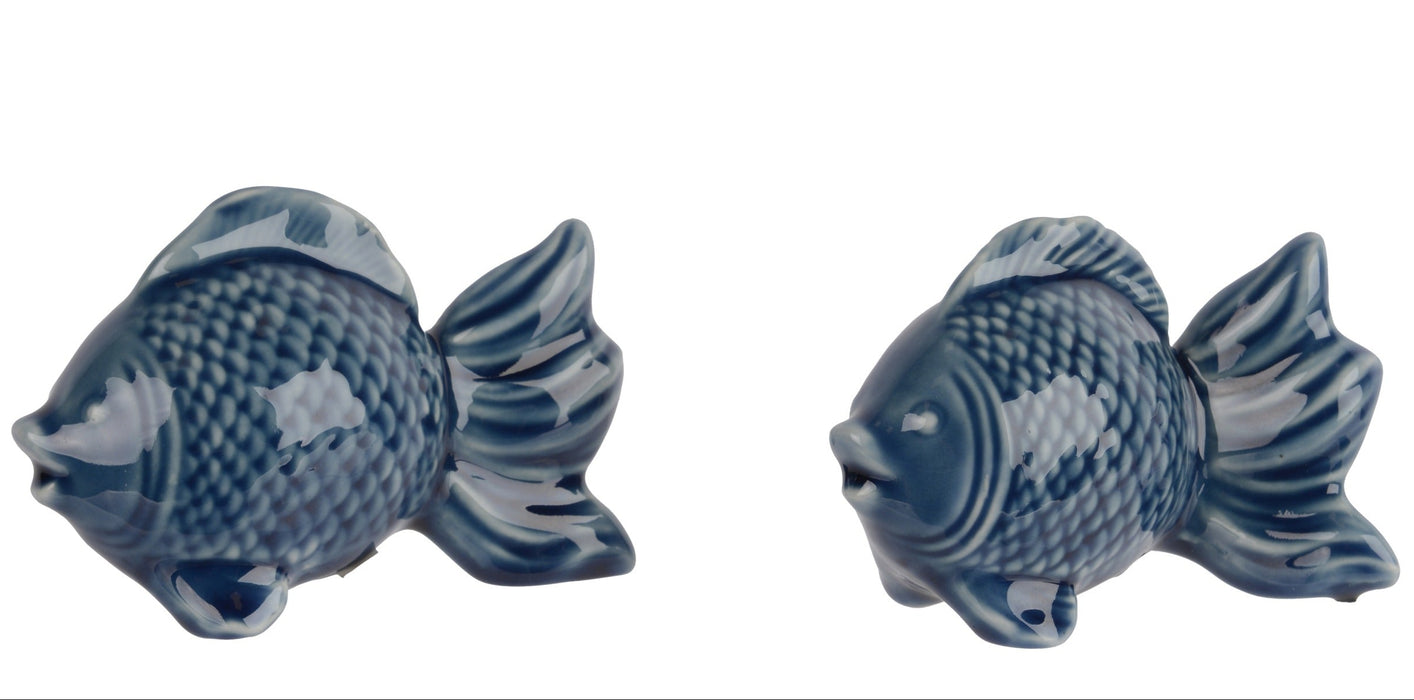 Fish Porcelain Blue