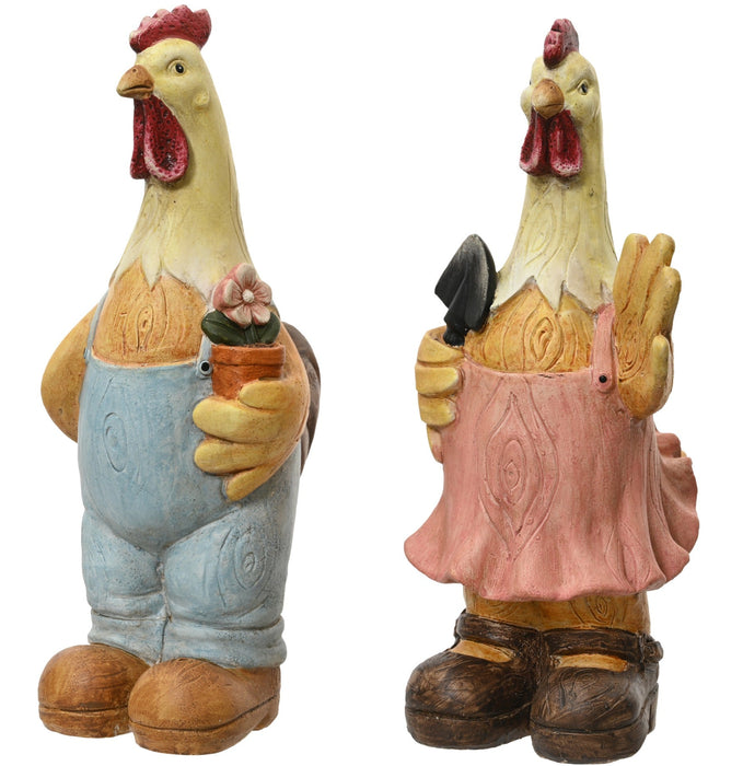 Gardening Rooster/Chicken 18.5cm