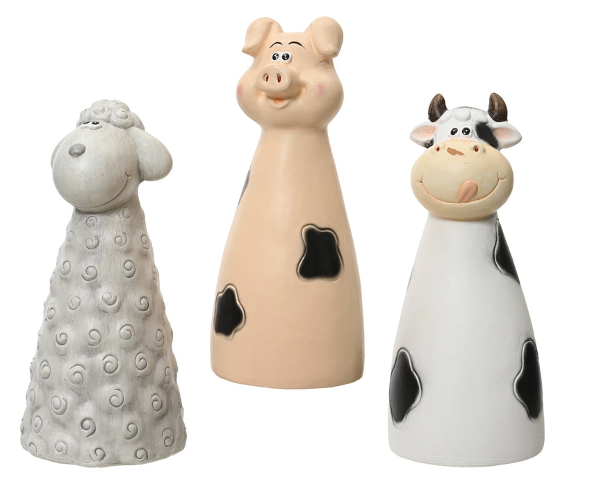 Sheep/Pig/Cow Terracotta 25cm