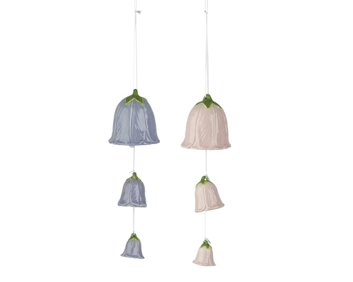 Windchime Porcelain Bell Flower 46 cm