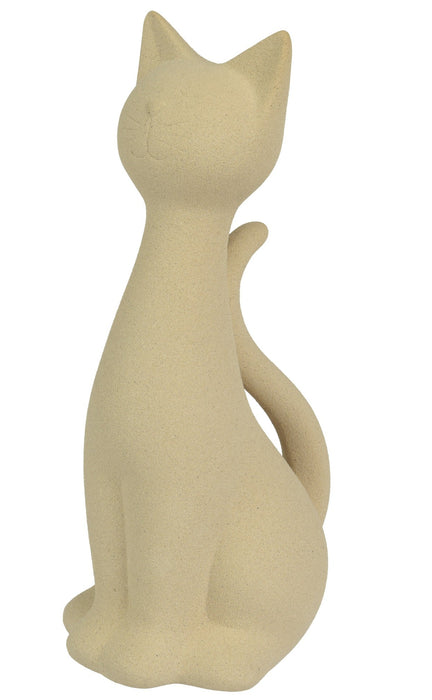 Cat Porcelain Cream 26cm