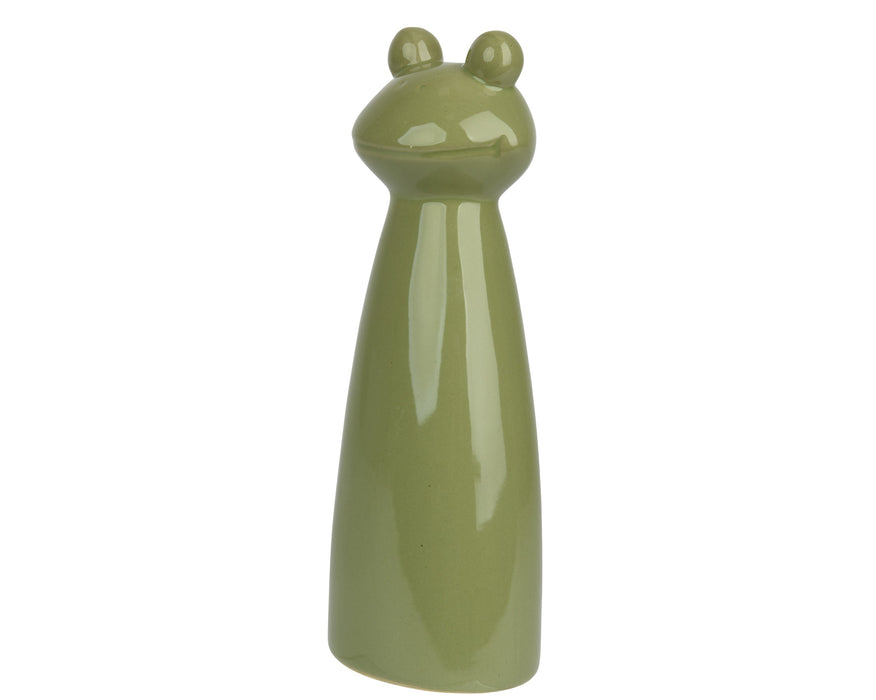Frog Porcelain Green 18cm