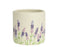 Planter Porcelain Cream w/Lavender/Pink 10 cm