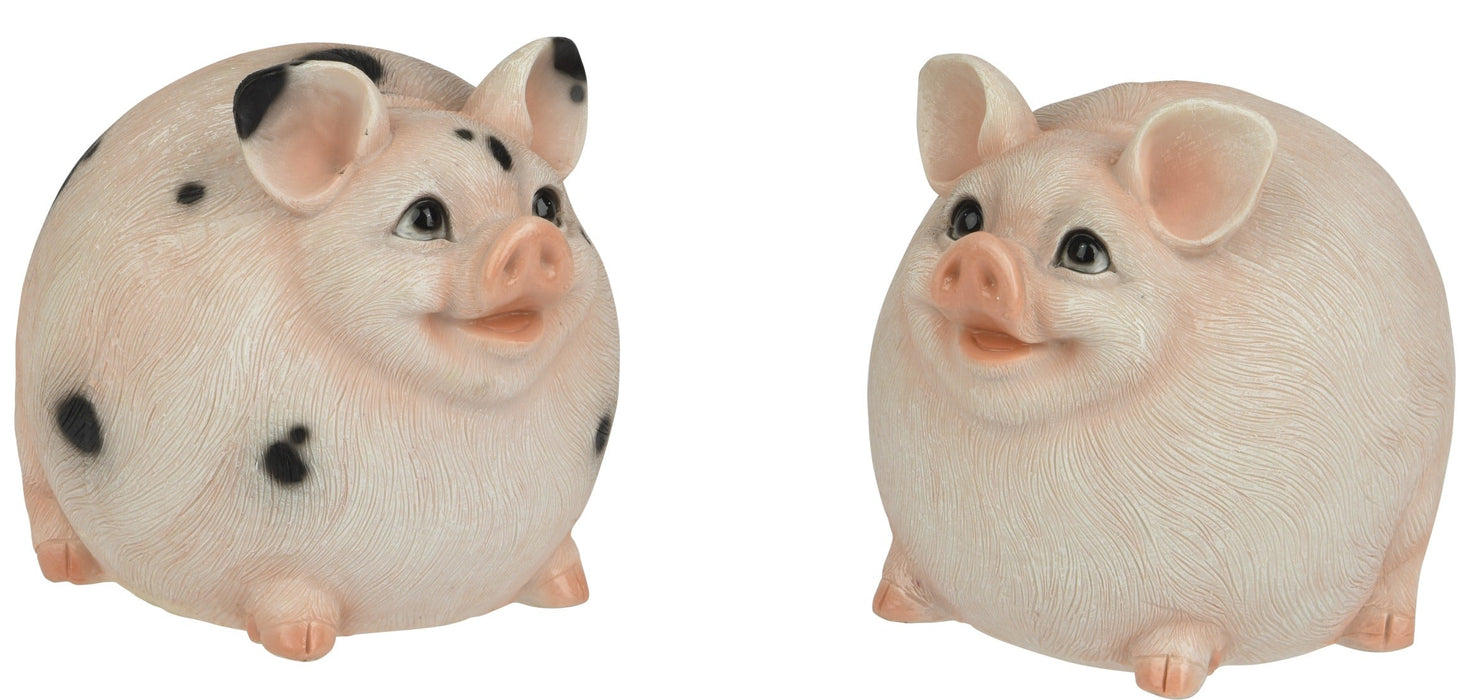 Pig Pot Belly 14.5cm Pink or Pink/Black