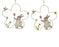 Bunny w/Tulip on Hanger 24cm
