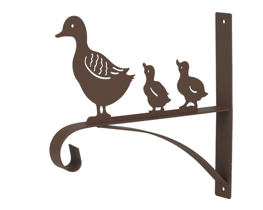 Metal Bracket Hanger with Duck Family