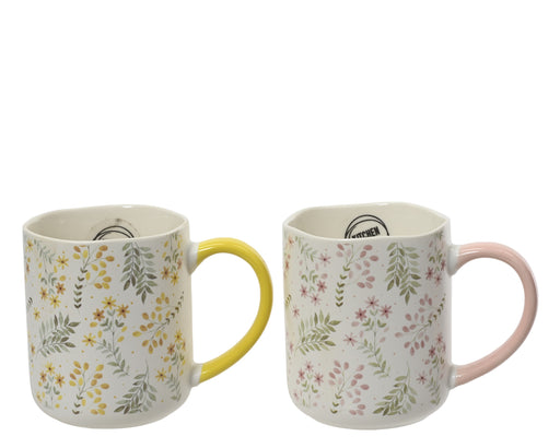 Mug Flowers & Leaves