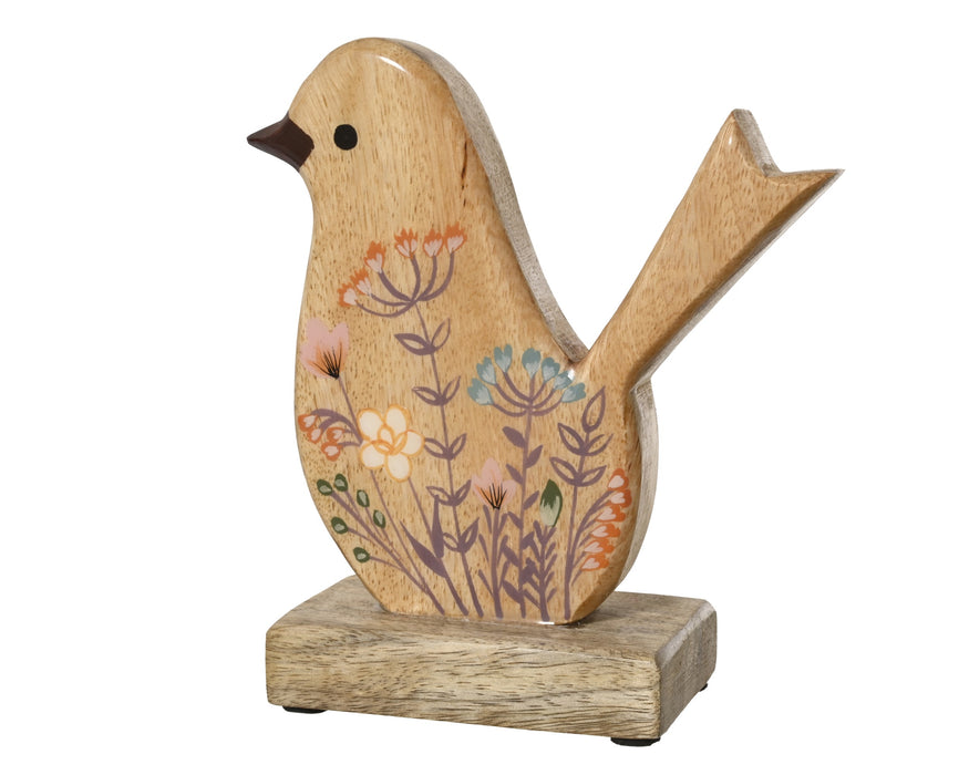 Bird Mangowood on Base 16.5cm