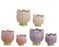 Planter Tulip Cream/Pink/Lavender Large