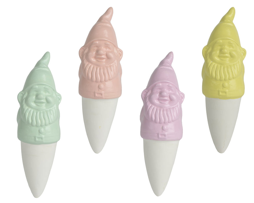 Gnome Watering Spikes Assorted Pastels