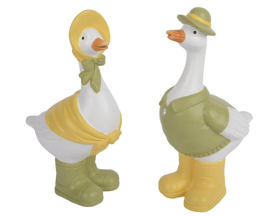 Goose in Sunday Best & Rubber Boots 22cm