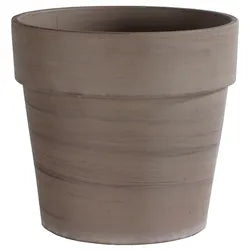 Pot Clay German Calima 8.5"x7.75" Basalt Chocolate