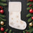 Luxurious Plush Gold Sequin Christmas Stockings