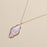 Iridescent Cloud-Shaped Pendant Necklace