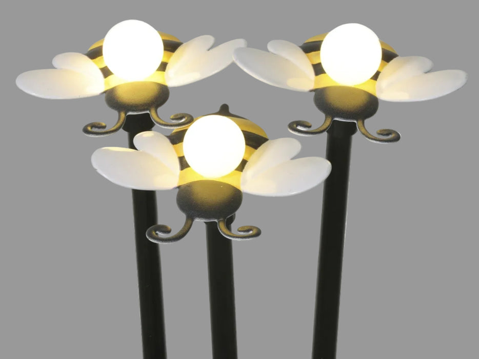Solar Stakes Bees (3) 25cm