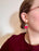 Strawberry Hoops | Polymer Clay Earrings