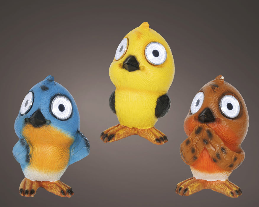 Solar Birds Blue/Yellow/Brown
